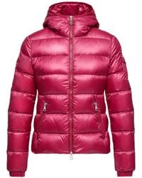 Moncler - Moncler Doudoune Courte Glesse À Capuche, Femme, Taille - Lyst
