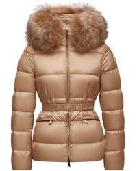 Moncler - Moncler Boedショートダウンジャケット, レディース, ベージュ, サイズ - Lyst