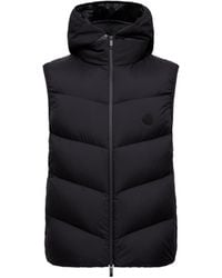 Moncler - Gilet Imbottito Guersac Con Cappuccio E Trapuntatura Diagonale, Uomo, Taglia - Lyst