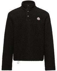 Moncler - Moncler Logo Knit Sweatshirt - Lyst