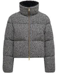 Moncler - Moncler Brezesse Wool Bouclé Short Down Jacket - Lyst