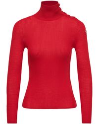 Moncler - Moncler Textured Wool Jumper - Lyst