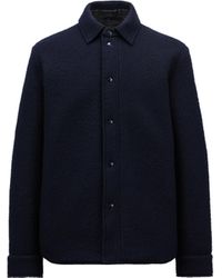 Moncler - Wool Blend Shirt Jacket - Lyst