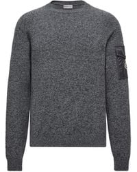 Moncler - Mouliné Wool & Cashmere Jumper - Lyst