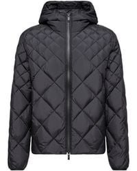 Moncler - Moncler Merak Geometric-Quilted Hooded Short Down Jacket - Lyst