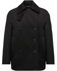 Moncler x Edward Enninful - Plumífero Corto De Lana X Ee72 By Edward Enninful Maysak, Mujer, Talla - Lyst