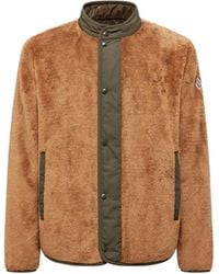 Moncler - Moncler Rentignat Reversible Teddy Short Padded Jacket - Lyst