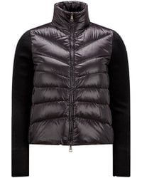 Moncler - Moncler Padded Wool Cardigan - Lyst