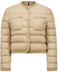 Moncler - Gencay Braided Trim Short Down Jacket - Lyst