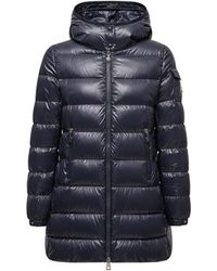 Moncler - Piumino Midi Courcelles Con Cappuccio, Donna, Taglia - Lyst