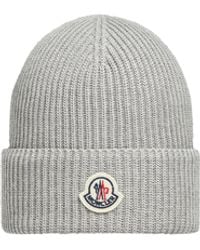 Moncler - Gorro De Algodón, Hombre, Talla - Lyst