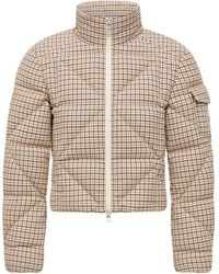 Moncler - Keros Diamond-Quilted Wool Blend Short Down Jacket - Lyst