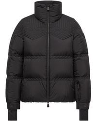 Moncler - Moncler Anglins Leaf Embroidered Insulated Ski Jacket - Lyst