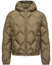 Moncler - Moncler Arvouinne Hooded Triangle-Quilted Short Down Jacket - Lyst