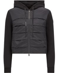 Moncler - Padded Cotton Zip-up Hoodie - Lyst