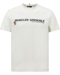 Moncler - Camiseta De Algodón Con Logotipo, Hombre, Talla - Lyst