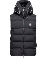 Moncler - Gilet Imbottito Cardamine Con Cappuccio, Uomo, Taglia - Lyst