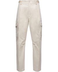 Moncler - Cotton Gabardine Cargo Trousers - Lyst