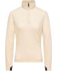 Moncler - Moncler Jersey De Cuello Alto De Mezcla De Lana Y Seda, Mujer, Talla - Lyst