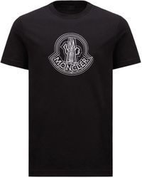 Moncler - Camiseta con motivo de logotipo - Lyst