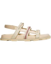 Moncler - Moncler Vera Isla Leather Sandals - Lyst