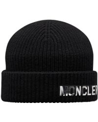 Moncler - Mütze aus wolle - Lyst