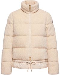 Moncler - Jacket With Wool Trim 'Cedre' - Lyst