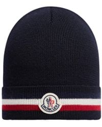 Moncler - Gorro De Lana Tricolor, Hombre, Talla - Lyst