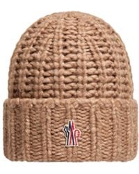 Moncler - Moncler Alpaca Blend Rib Knit Beanie - Lyst