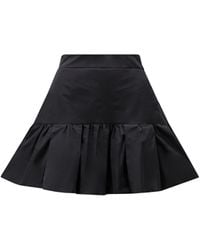 Moncler - Taffeta Mini Skirt - Lyst