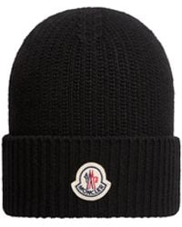 Moncler - Moncler Tricot Wool Blend Beanie - Lyst