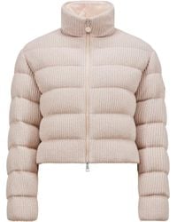 Moncler - Thoiry Laminated Cotton Short Down Jacket - Lyst