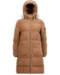 Moncler - Belcastel Teddy Long Down Jacket - Lyst