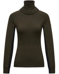 Moncler - Jersey De Lana Y Cuello De Tortuga, Mujer, Talla - Lyst