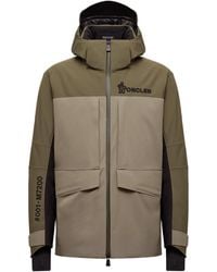 Moncler - Giacca Da Sci Vallatscha Imbottita Con Cappuccio, Uomo, Taglia - Lyst