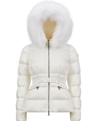 Moncler - Boed Hooded Shearling Short Down Jacket - Lyst