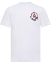 Moncler - Moncler Logo Cotton T-Shirt - Lyst