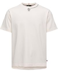 Moncler - Camiseta De Algodón Con Logotipo, Hombre, Talla - Lyst