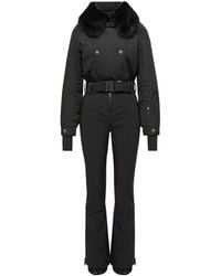 Moncler - Moncler Shearling-Trimmed Insulated Ski Suit - Lyst