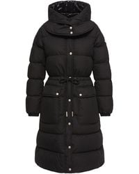 Moncler - Moncler Pic Hooded Long Down Jacket - Lyst