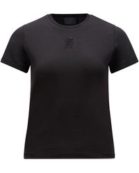 Moncler - T-shirt à logo brodé - Lyst