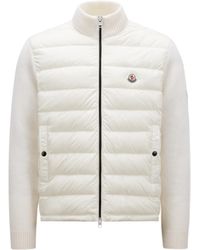 Moncler - Padded Cotton Zip-up Cardigan - Lyst