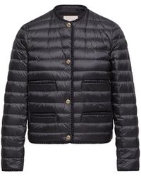 Moncler - Moncler Circaete Braided Trim Short Down Jacket - Lyst