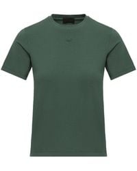 Moncler - Moncler Logo Cotton Jersey T-Shirt - Lyst