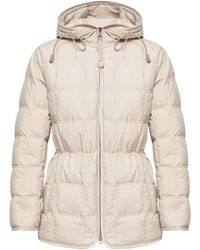 Moncler - Moncler Cygnet Hooded Short Down Jacket - Lyst