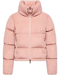 Moncler - Moncler Lumineux Corduroy Short Down Jacket - Lyst