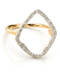 riva diamond hoop ring