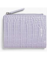 Monki Faux Leather Wallet - Purple
