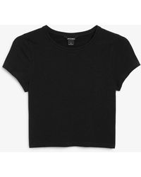 Monki - Kurzes t-shirt - Lyst
