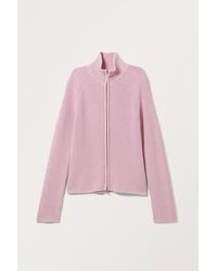 Monki - Cardigan Mit Zwei-Wege-Reißverschluss - Lyst